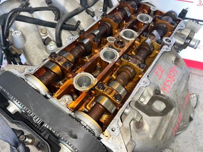 Лот: 19181207. Фото: 1. Двигатель Mazda Premacy CP8W FP-DE... Двигатель и элементы двигателя
