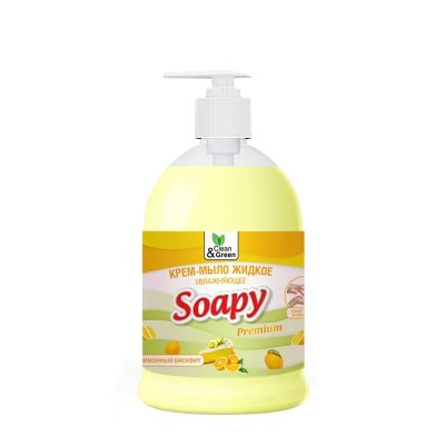 Лот: 20583402. Фото: 1. Крем-мыло жидкое "Soapy" бисквит... Бытовая химия