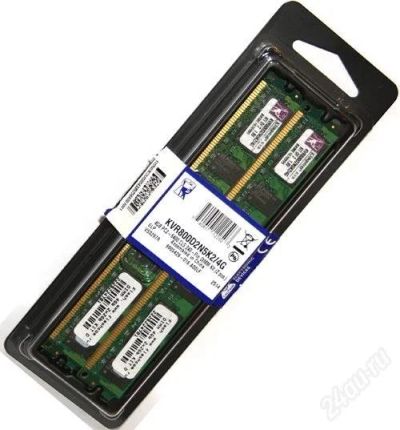 Лот: 1328381. Фото: 1. 4Gb DIMM DDR-II Kingston KIT 2... Оперативная память