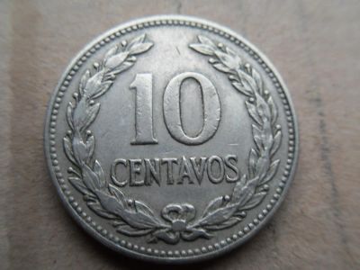 Лот: 6776467. Фото: 1. Сальвадор 10 сентаво 1977. Америка