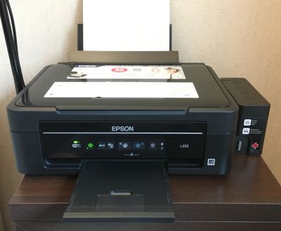 Лот: 16762422. Фото: 1. Струйное МФУ Epson L355. МФУ и копировальные аппараты