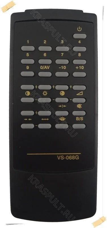 Лот: 15903785. Фото: 1. Пульт GOLDSTAR VS-068G. Пульты ДУ