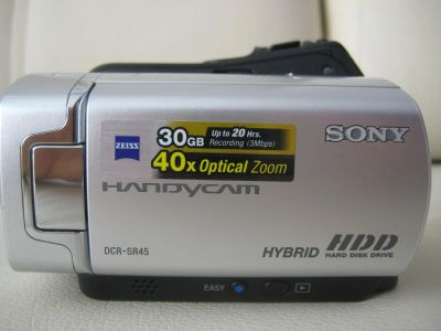 Лот: 4221099. Фото: 1. Цифровая видеокамера Sony DCR-SR45E. Видеокамеры