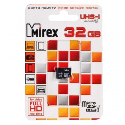 Лот: 11763562. Фото: 1. MicroSD 32 Gb MIREX UHS-I. Карты памяти