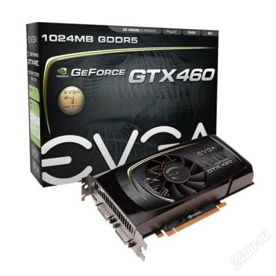 Лот: 1516585. Фото: 1. GTX 460 EVGA 256 bit. Видеокарты