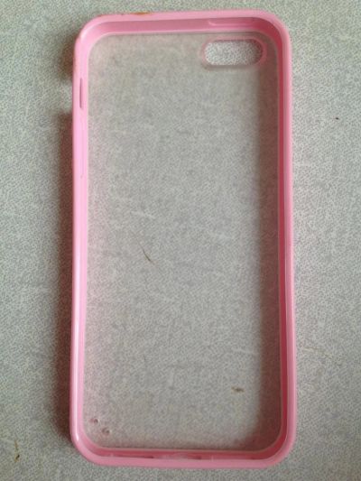 Лот: 3803968. Фото: 1. Бампер на iPhone 5/5S розовый. Чехлы, бамперы
