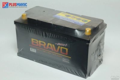 Лот: 9220493. Фото: 1. Аккумулятор Bravo 90 а\ч обратная... Аккумуляторы