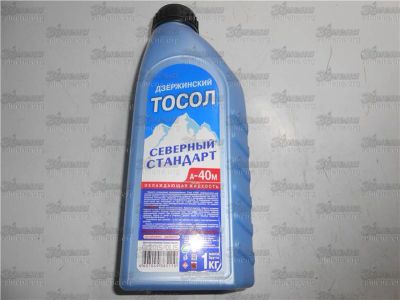 Лот: 6905338. Фото: 1. Тосол "Sintec" А40М, 1л. Масла, жидкости