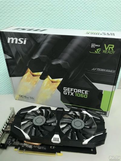 Лот: 9992852. Фото: 1. Видеокарта MSI GTX 1060 6Gb. Видеокарты
