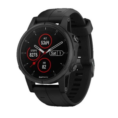Лот: 15959161. Фото: 1. Garmin Fenix 5S Plus Сапфир, Черные... Оригинальные наручные часы