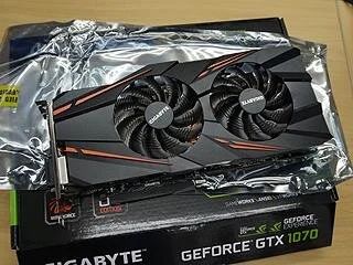 Лот: 9989594. Фото: 1. gtx1070 Geforce gtx 1070 windforce... Видеокарты
