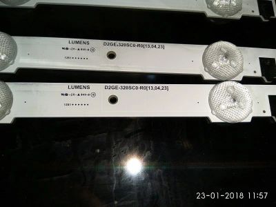 Лот: 10989646. Фото: 1. led string D2GE-320SCO-R0(13,04... Запчасти для телевизоров, видеотехники, аудиотехники