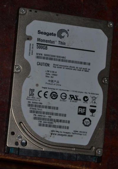 Лот: 6604867. Фото: 1. 2.5" Seagate ST500LT012 500Gb... Жёсткие диски