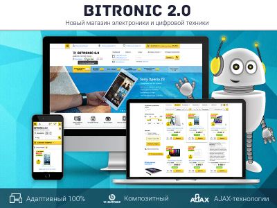 Лот: 6860447. Фото: 1. Битроник 2 PRO — интернет-магазин... Доменные имена, сайты