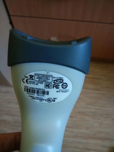 Лот: 8165095. Фото: 1. Сканер штрих кодов symbol ls1203... Торговое