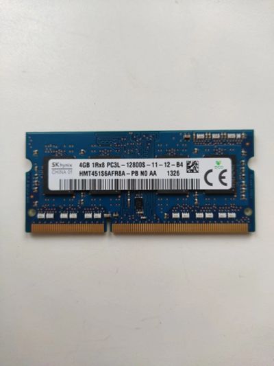 Лот: 17817723. Фото: 1. Оперативная память 4GB 1Rx8 PC3L-12800S-11-12-B4. Оперативная память