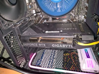 Лот: 25438759. Фото: 1. GeForce 3060 TI windforce OC 8G. Видеокарты