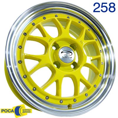 Лот: 4111348. Фото: 1. Комплект дисков Sakura Wheels... Диски