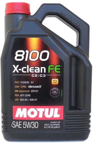 Лот: 7092205. Фото: 1. Motul 8100 X-CLEAN FE 5W30 5 л. Масла, жидкости