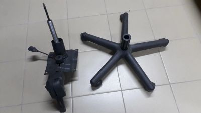 Лот: 23321159. Фото: 1. Газлифт и крестовина от офисного... Стулья и кресла офисные