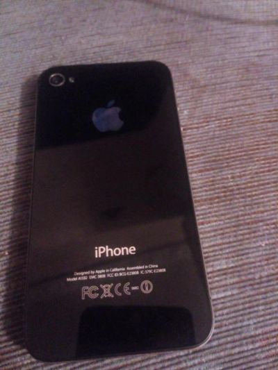 Лот: 8180312. Фото: 1. Iphone 4 8Gb Black Полностью рабочий... Смартфоны