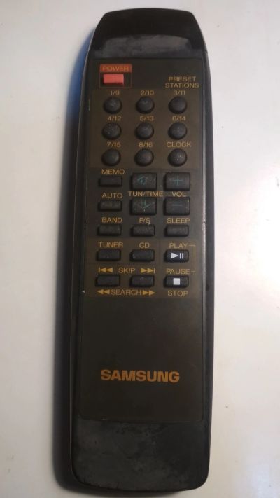 Лот: 17696715. Фото: 1. Пульт Samsung, б/у, рабочий (2... Пульты ДУ