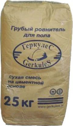 Лот: 3424205. Фото: 1. Грубый ровнитель для пола Геркулес... Смеси, шпатлевки, цемент