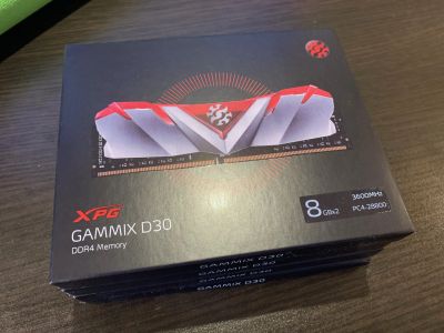 Лот: 16642406. Фото: 1. 16GB (2x8GB) 3600 DIMM DDR4 AData... Оперативная память