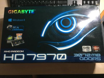 Лот: 19197992. Фото: 1. Gigabyte HD7970 GHz Edition. Видеокарты