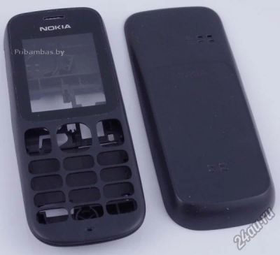 Лот: 4507055. Фото: 1. Корпус Nokia 100 Черный Бесплатная... Корпуса, клавиатуры, кнопки