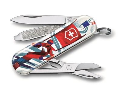 Лот: 17045738. Фото: 1. Нож-брелок Victorinox Classic... Ножи, топоры