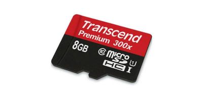 Лот: 7775429. Фото: 1. Карта памяти microSD HC 8 GB Transcend... Карты памяти