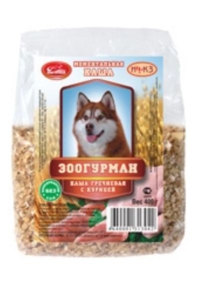 Лот: 5317149. Фото: 1. Каша Зоогурман для собак, гречневая... Корма