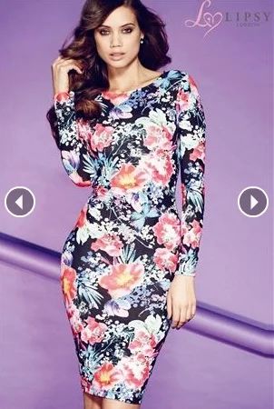 Лот: 5416176. Фото: 1. Цветочное платье Lipsy, НОВОЕ... Платья