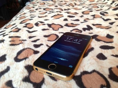 Лот: 6093382. Фото: 1. Iphone 5 16gb (black gold). Смартфоны