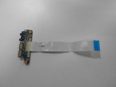 Лот: 11576222. Фото: 1. Плата usb портов и audio разъемов... Платы расширения, контроллеры, доп. порты