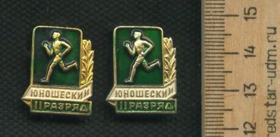 Лот: 17753628. Фото: 1. (№9657) значки Юношеский 2 разряд... Другое (значки, медали, жетоны)
