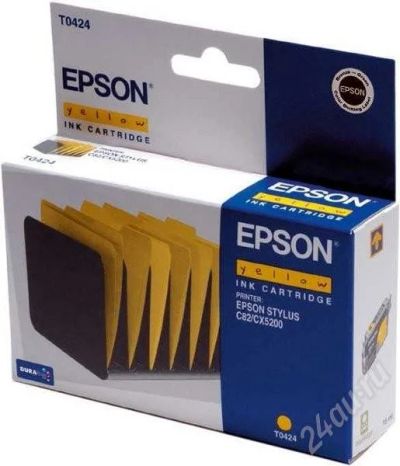 Лот: 720950. Фото: 1. картридж epson t0424 оригинал. Картриджи, расходные материалы