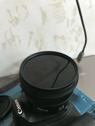 Лот: 11452575. Фото: 1. Объектив sigma for canon 50mm... Объективы