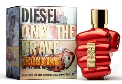 Лот: 2850135. Фото: 1. Only The Brave Iron от Diesel... Мужская парфюмерия