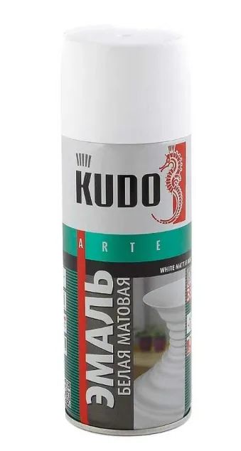 Лот: 12943295. Фото: 1. Краска-спрей Kudo KU-1101 белая... Краски, лаки, растворитель