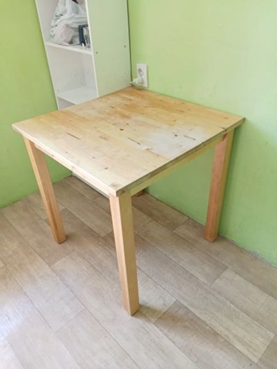 Лот: 22714728. Фото: 1. Стол кухонный Икеа береза. Столы, стулья, обеденные группы