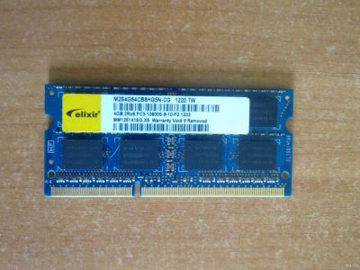 Лот: 15623221. Фото: 1. Nanya DDR3 SO-DIMM 4Gb PC3-10600. Оперативная память