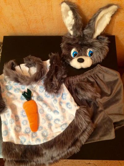 Лот: 8760191. Фото: 1. Костюм на Новый год - заяц, зайчик... Детские карнавальные, праздничные костюмы