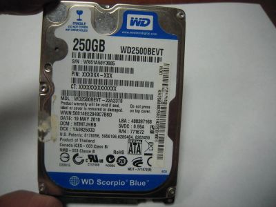Лот: 11184918. Фото: 1. HDD жесткий диск для ноутбука... Жёсткие диски (HDD)