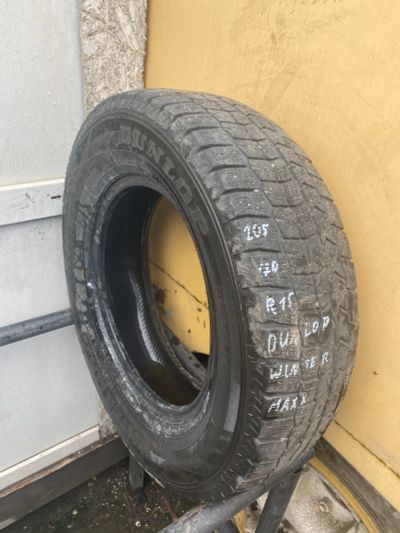 Лот: 22838581. Фото: 1. 1шт. 205-70-15 Dunlop Winter Maxx... Шины