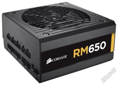 Лот: 4419677. Фото: 1. Блок питания Corsair RM650 650W... Корпуса, блоки питания