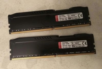 Лот: 10441612. Фото: 1. Kingston HyperX 4Gbx2. Оперативная память