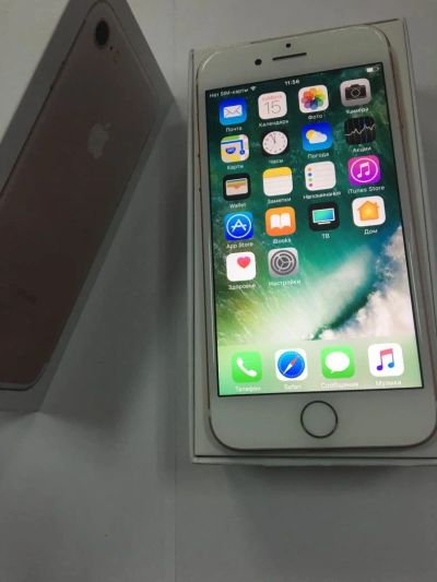 Лот: 9481437. Фото: 1. iPhone 7 Rose Gold 128GB. Смартфоны