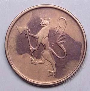 Лот: 1438290. Фото: 1. Норвегия. 5 оре 1976г. Европа